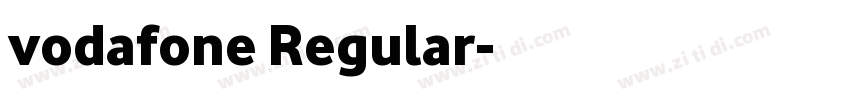 vodafone Regular字体转换